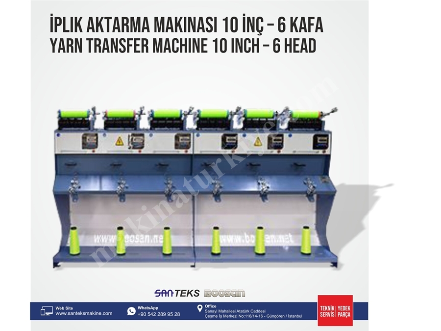 AKTR 6 – 10″ İnç İplik Aktarma Makinası 