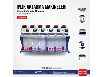 AKTR 6 – 6″ İnç İplik Aktarma Makinası  - 0