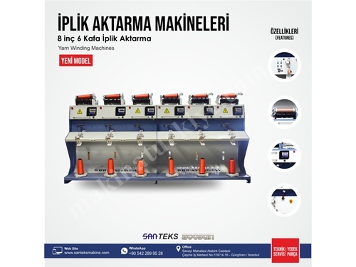 AKTR 6 – 8″ İnç İplik Aktarma Makinası 