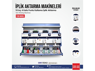 AKTR 4 – 10″ İnç İplik Puntalama Makinası - 0