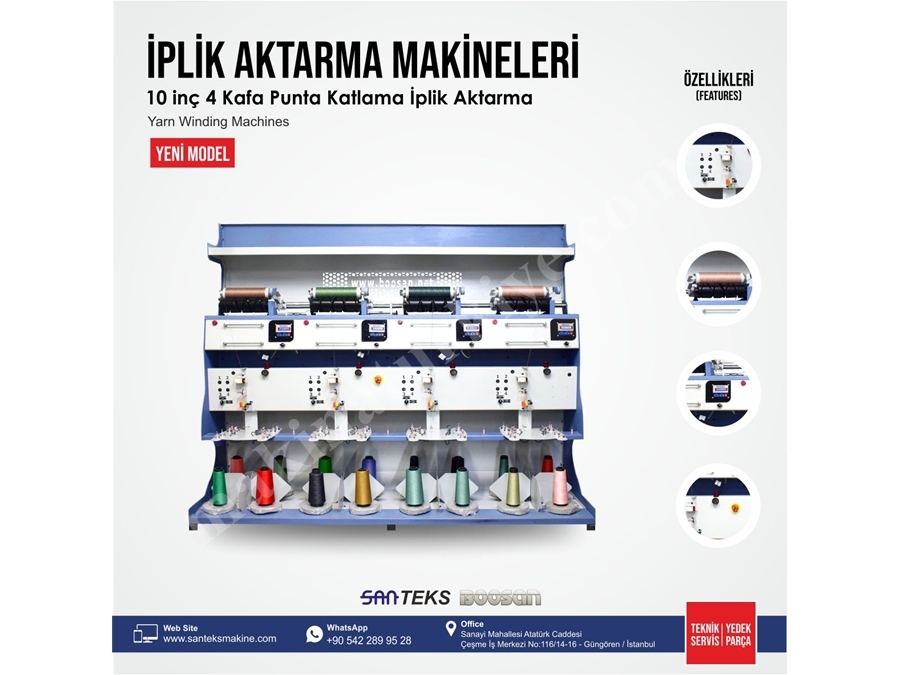 AKTR 4 – 10″ İnç İplik Puntalama Makinası