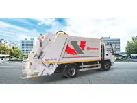 8+1 m3 Garbage Truck Hydraulic Compactor Garbage Truck