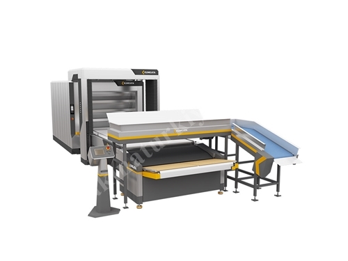 Automatic 4 Tier Tubular System Dough Baking Oven