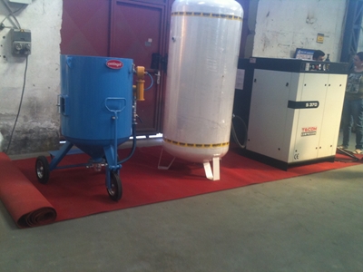 Ensemble de sablage mobile - 2