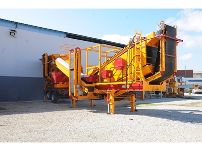 120 Ton Mobile Stone Crushing Screening Plant - 0