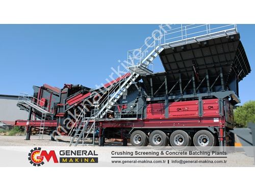 200-300 Ton / Saat Mobil Taş Kırma Eleme Tesisi