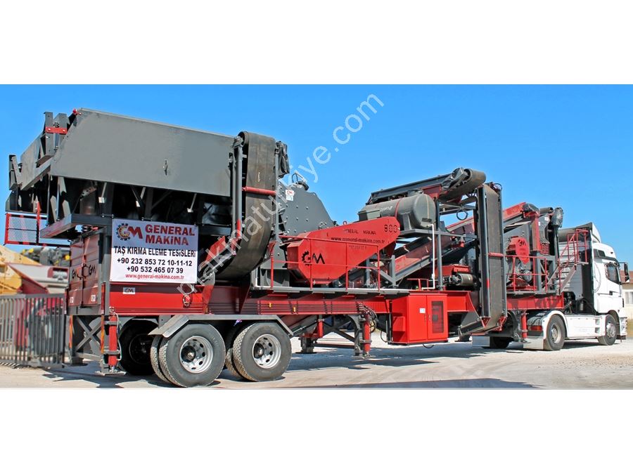 80-120 T/S Mobile Steinbrech- und Siebanlage