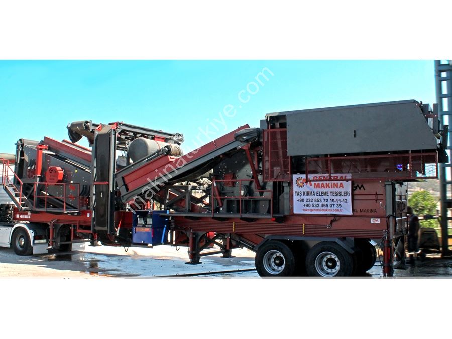 80-120 T/S Mobile Steinbrech- und Siebanlage