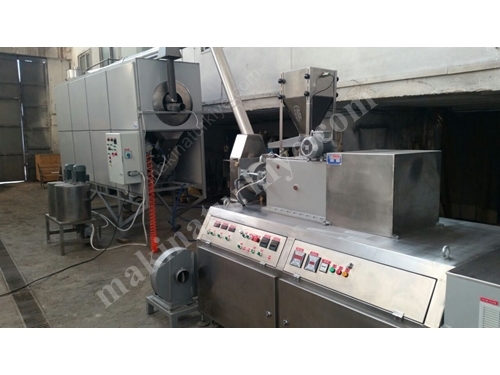 Stick Corn Chips Oven And Flavoring Unit