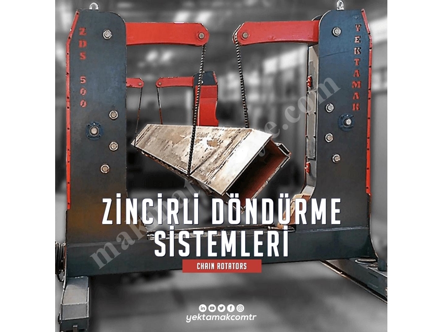 50 Ton Kapasiteli Zincirli Döndürme Sistemi