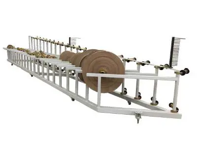 Machine à tuyaux pivotants en papier de 30 mètres/minute