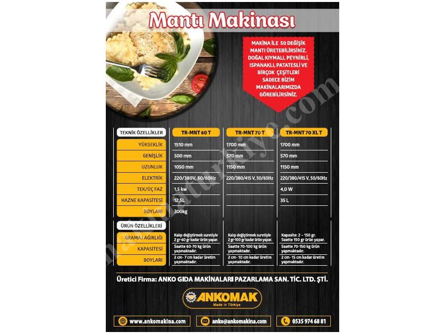 150 kg / Stunde Ravioli-Maschine