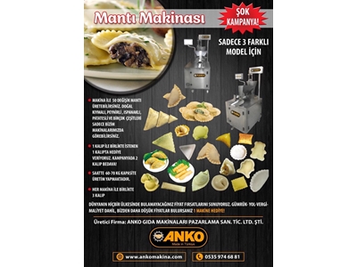 70-100 Kg / Saatte Mantı Üretim Makinası - 6