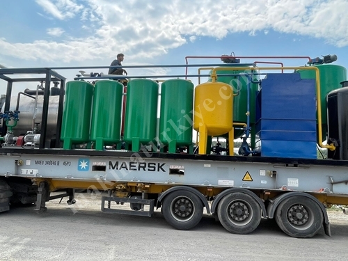 3000 lt Capacity Mobile System Used Oil Recycling Machine