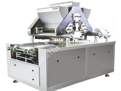 Machine à biscuits à la pâte dure à trois ou deux couleurs