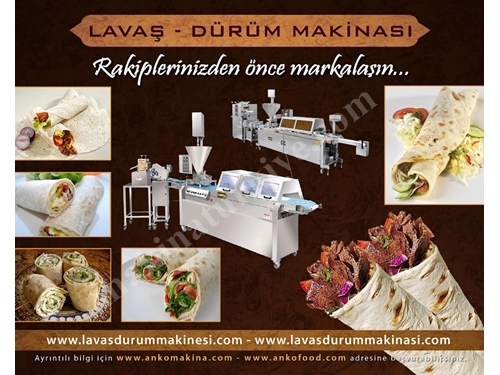 Machine à rouler les wraps de Lavaş Tortilla