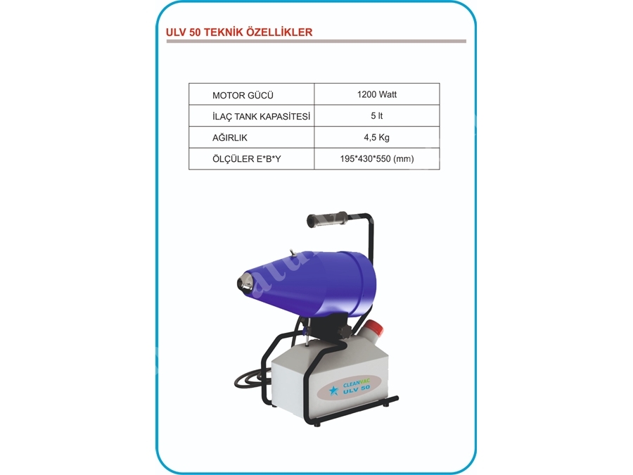 5 Lt Dezenfektan Cihazı