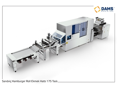 Hamburger Sandviç Roll Ekmek Üretim Hattı  - 1