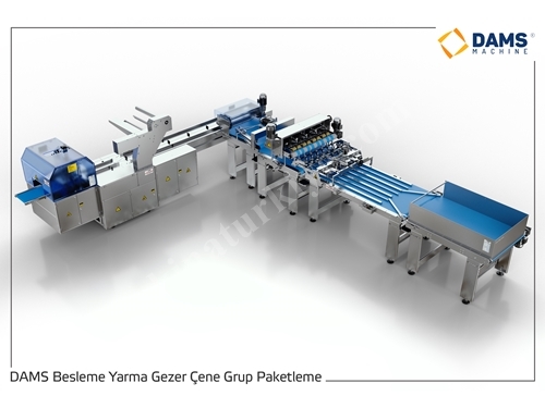 Besleme Yarma Gezer Çene Grup Paketleme Makinası