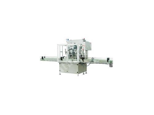 6 Düse 500ml-5000ml Flüssigkeitsfüllmaschine mit Durchflussmesser
