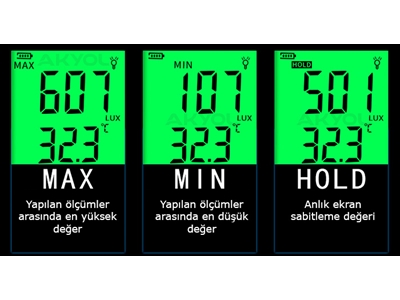 0 ~ 200.000 Lux Spiral Kablolu Işık Ölçer Lüksmetre - 2