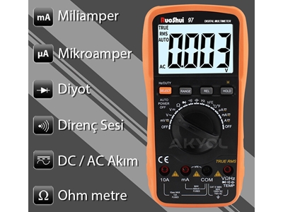 Dijital Multimetre Avometre - 5