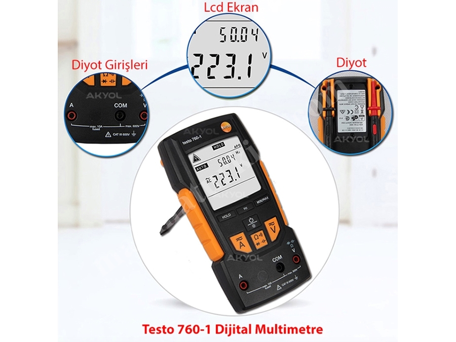 760-1 Dijital Multimetre 