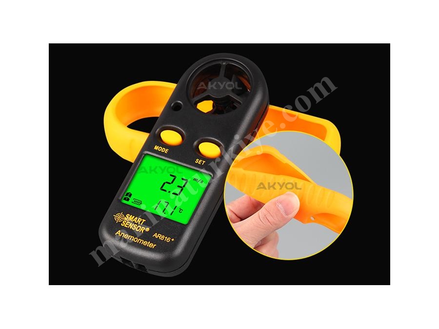 Rüzgar Hızı Ve Sıcaklık Ölçer Anemometre