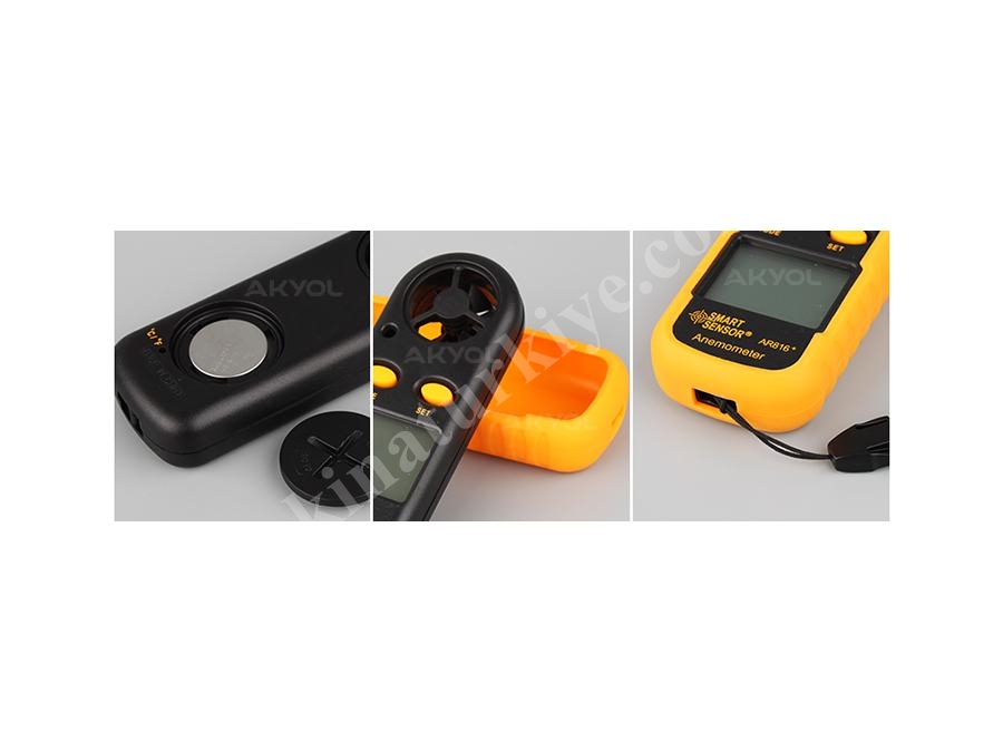 Rüzgar Hızı Ve Sıcaklık Ölçer Anemometre