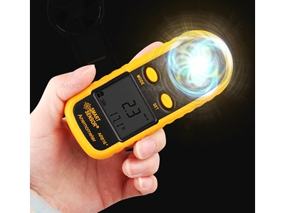 Rüzgar Hızı Ve Sıcaklık Ölçer Anemometre - 7