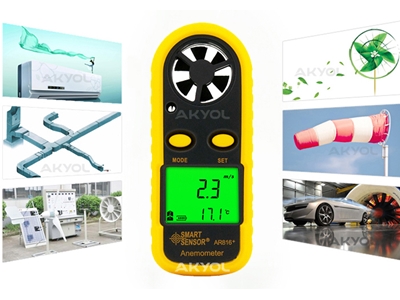 Rüzgar Hızı Ve Sıcaklık Ölçer Anemometre - 4