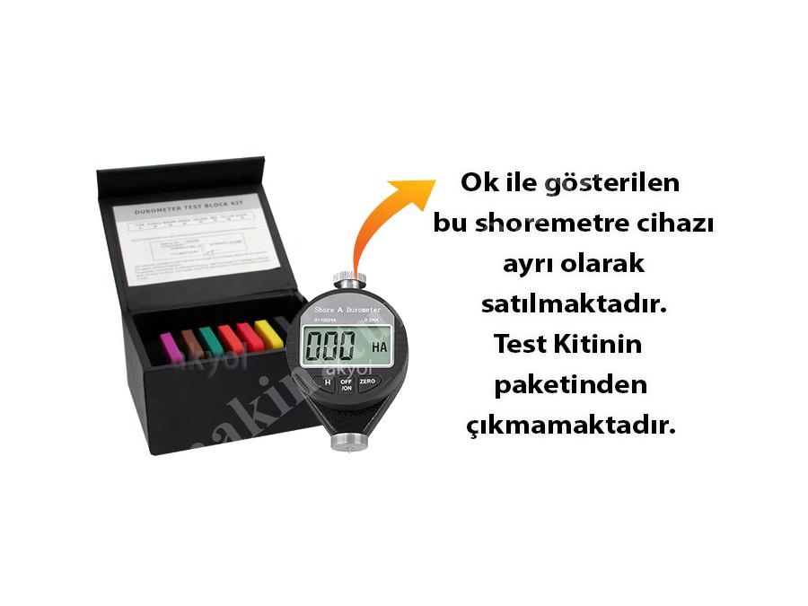 Shore A Sertlik Ölçer Test Kiti