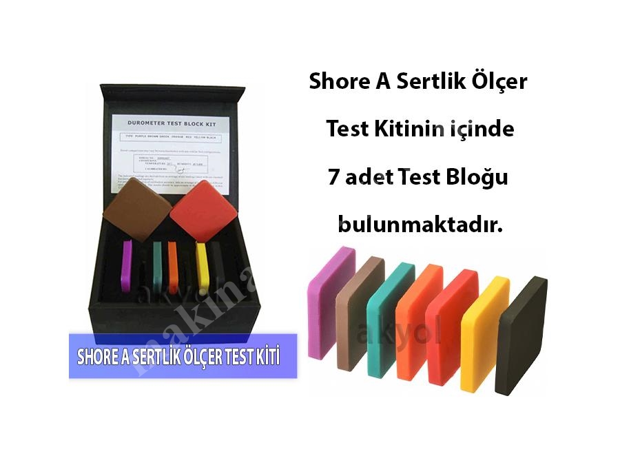 Shore A Sertlik Ölçer Test Kiti