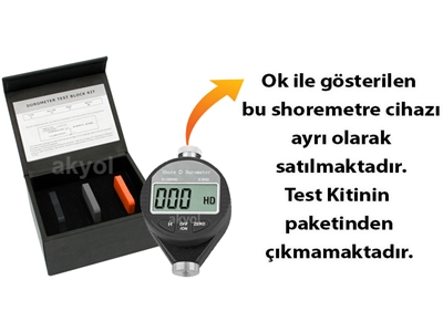 Shore D Sertlik Ölçer Test Kiti - 1