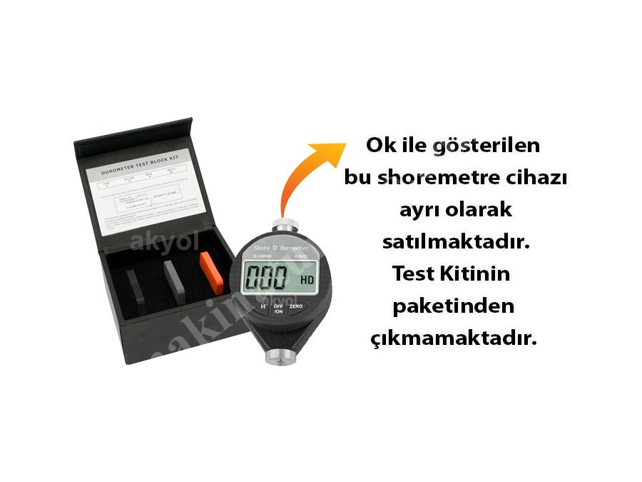 Shore D Sertlik Ölçer Test Kiti