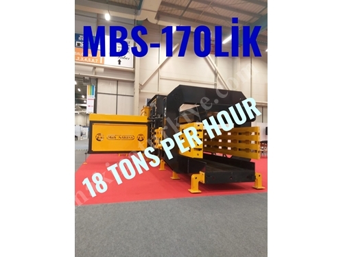 MBS-170 Lik 115x125 Tam Otomatik 
Atık Kağıt Balyalama Pres Makinası