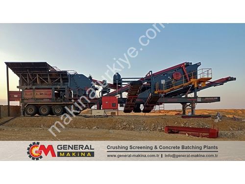 250 Ton Mobile Stone Crushing Screening Plant