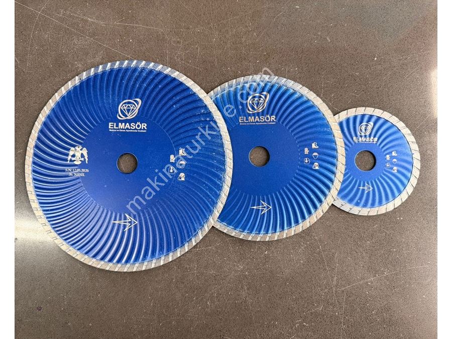 Beton Kuru Kesim Testeresi - Sprial Beton Kesici Disk - Beton Sulu Kesim Testeresi