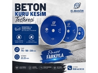 Beton Kuru Kesim Testeresi - Sprial Beton Kesici Disk - Beton Sulu Kesim Testere