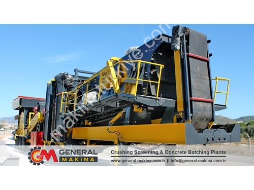 130 Ton / Saat Mobil Tersiyer Kırıcı 