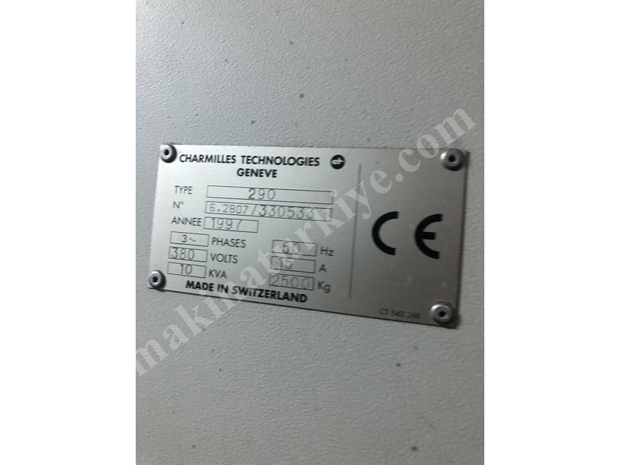Püskürtmeli Cnc Tel Erezyon 1997 Model Robofil 290