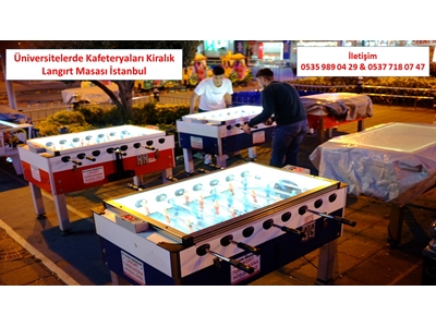 Masa Futbolu Yarı Yarıya Ciro Paylaşımlı Kiralama İstanbul - 0