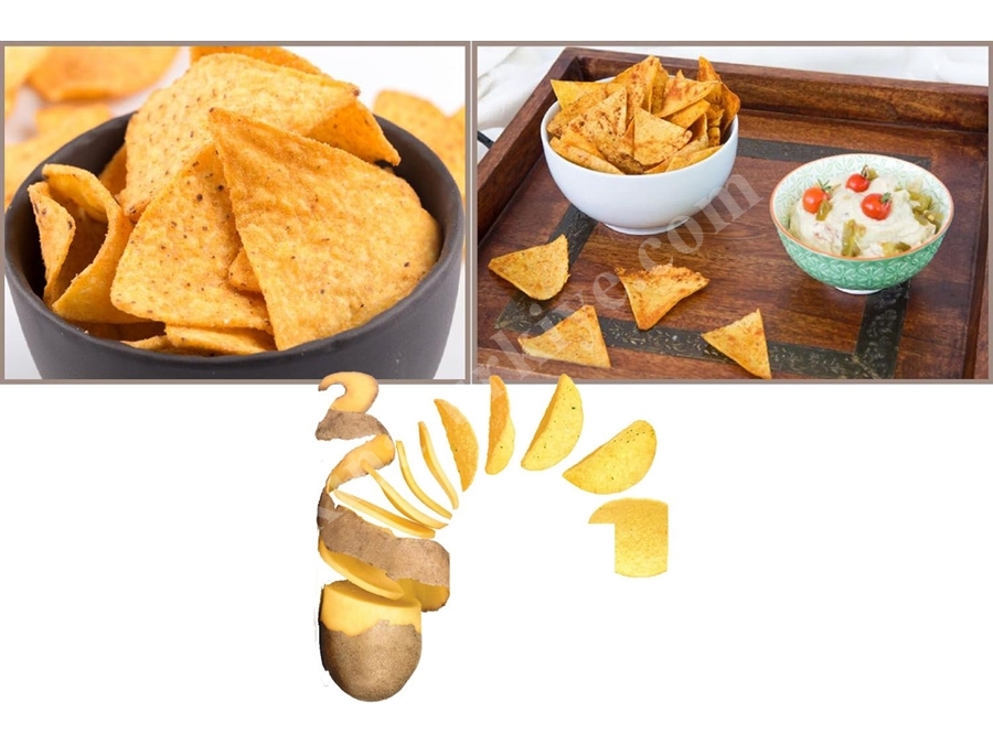 Patates Cips Üretim Makinası 