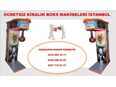 Kiralık Boks Makineleri İstanbul - 0