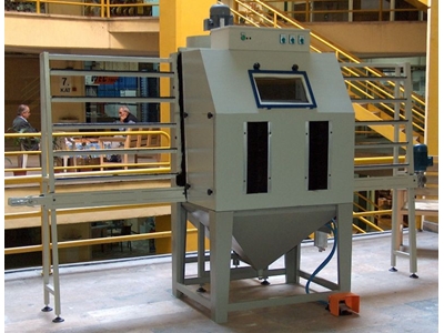 Yarı Otomatik Düz Cam Kumlama Kabini - 0
