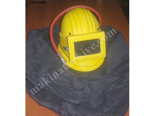 Değişebilir Camlı Fiber Kumlama Maskesi