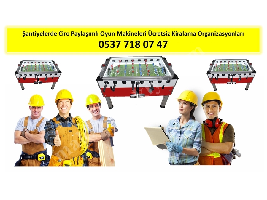 Langırt Masası Ciro Paylaşımlı Kiralama İstanbul