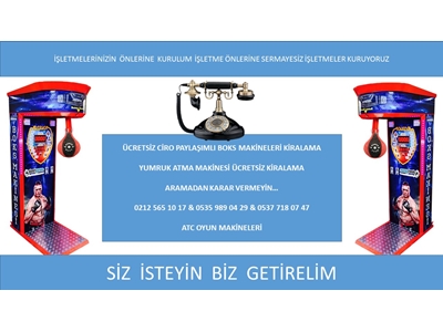 Ciro Paylaşımlı Boks Makineleri Yarı Yarıya Oyun Makinaları - 7