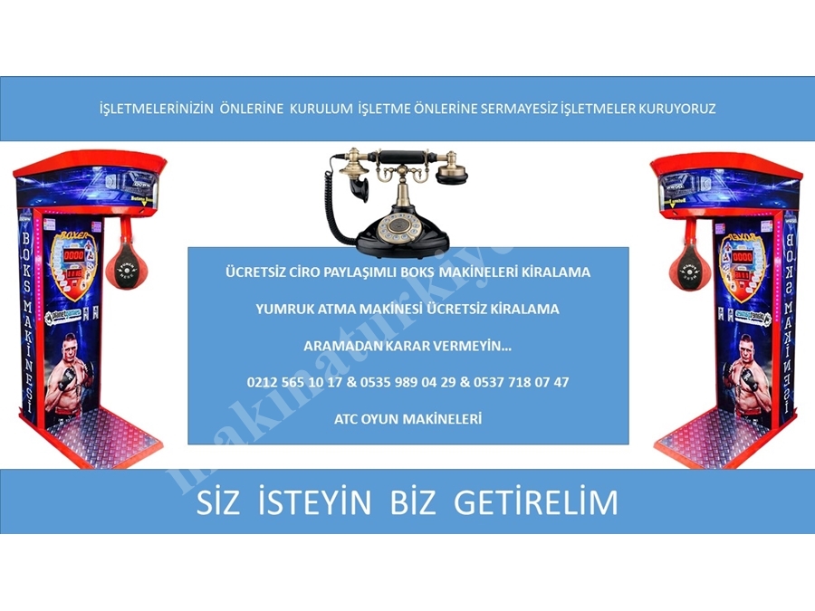 Ciro Paylaşımlı Boks Makineleri Yarı Yarıya Oyun Makinaları