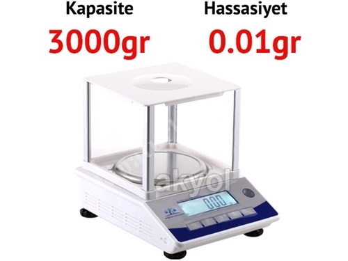 3000 Gr Dijital Hassas Terazi Wl 3002L